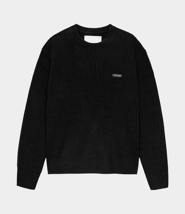 New Amsterdam knitted crewneck black