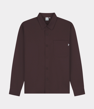 Law of the Sea hapi brushed twill shirt huckleberry