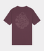 Law of the Sea vapour artwork t-shirt huckleberry