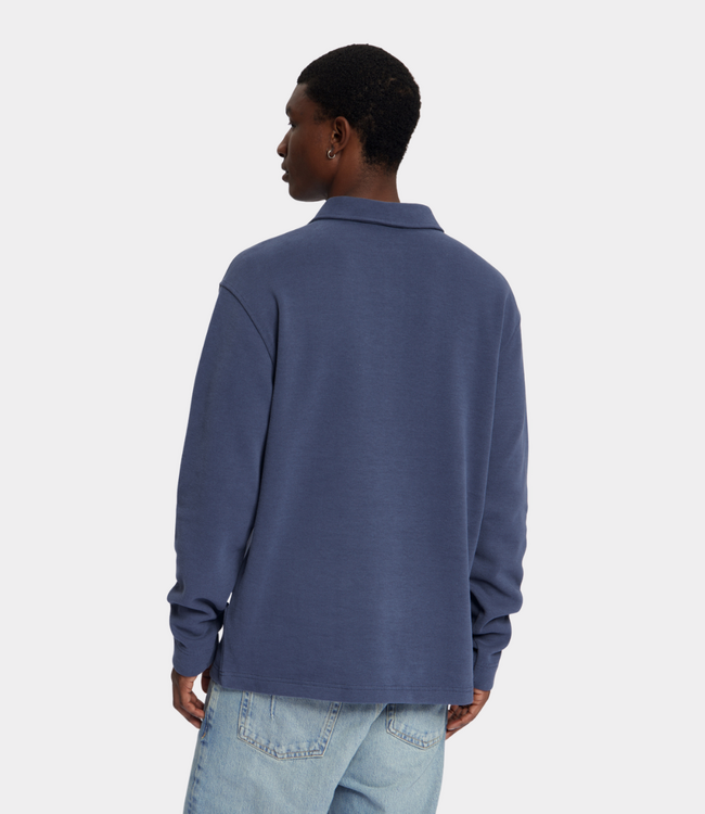 Law of the Sea erato soft sweat polo mood indigo