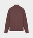 Law of the Sea lamar knitted half zip huckleberry
