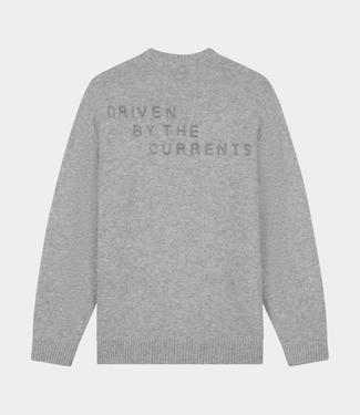 Law of the Sea danu crewneck with artwork grey melange