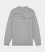Law of the Sea danu crewneck with artwork grey melange