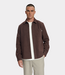 Law of the Sea niven twill overshirt brown