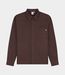 Law of the Sea Law of the Sea niven twill overshirt brown LAW-10465-800