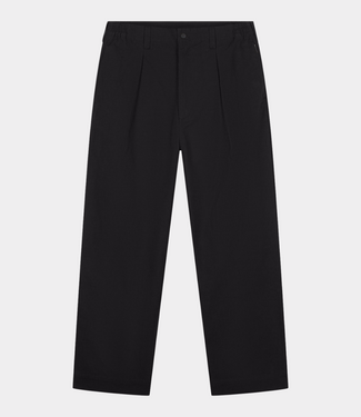 Law of the Sea harbor ripstop crinkle cotton chino black