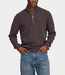 NN.07 danny half zip knit deep truffle