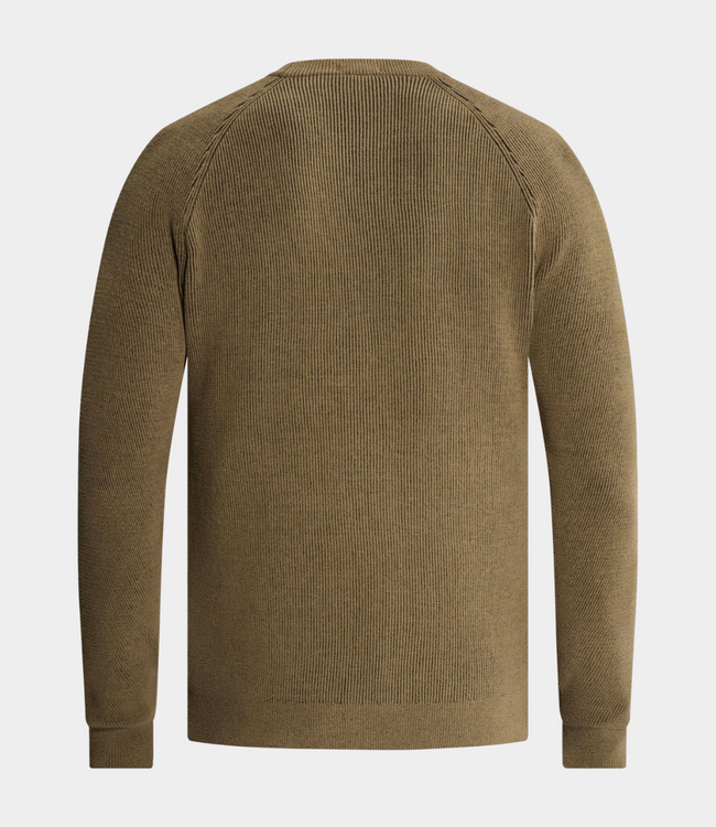 Cast Iron Crewneck knit walnut