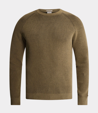 Cast Iron Crewneck knit walnut