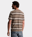 Cast Iron R neck tee ss walnut