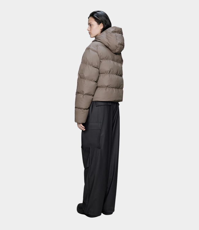 Rains Alta Short Puffer Jacket W3T3 cinder