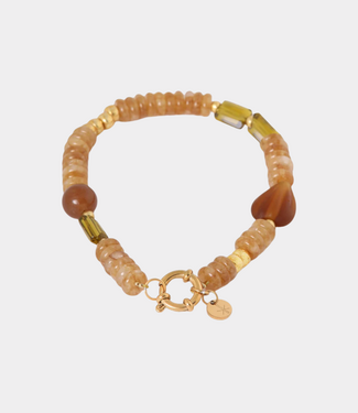Label Kiki Antique velvet bracelet gold