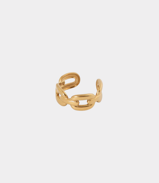 Label Kiki Wavy ear cuff gold
