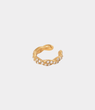 Label Kiki Shiny braid ear cuff gold