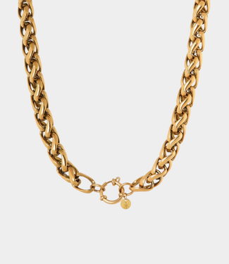 Label Kiki Cobra maxi necklace gold