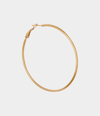 Label Kiki Big round hoop gold