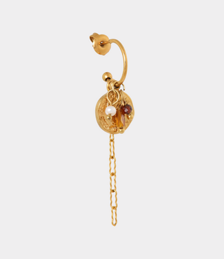 Label Kiki Coin long hoop gold