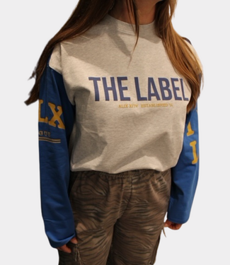 Alix the Label Mix longsleeve tee light grey mel