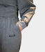 Alix the Label Fitted ballon sleeve top antracite mel