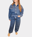 Alix the Label Denim jumpsuit mid denim blue