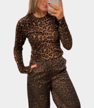 Alix the Label Animal rib top animal