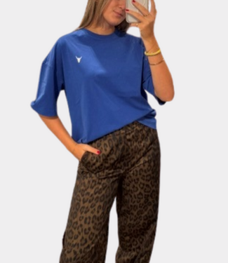 Alix the Label Tour tee bright blue