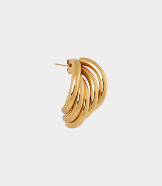 Label Kiki Golden glamour hoop gold