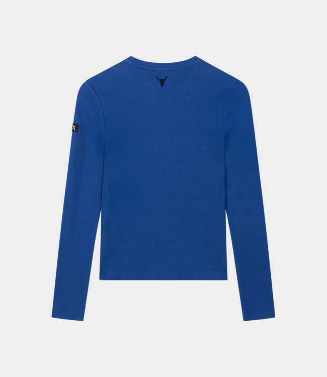 Alix the Label Alix the Label Rib longsleeve top dark blue 2609870945-180
