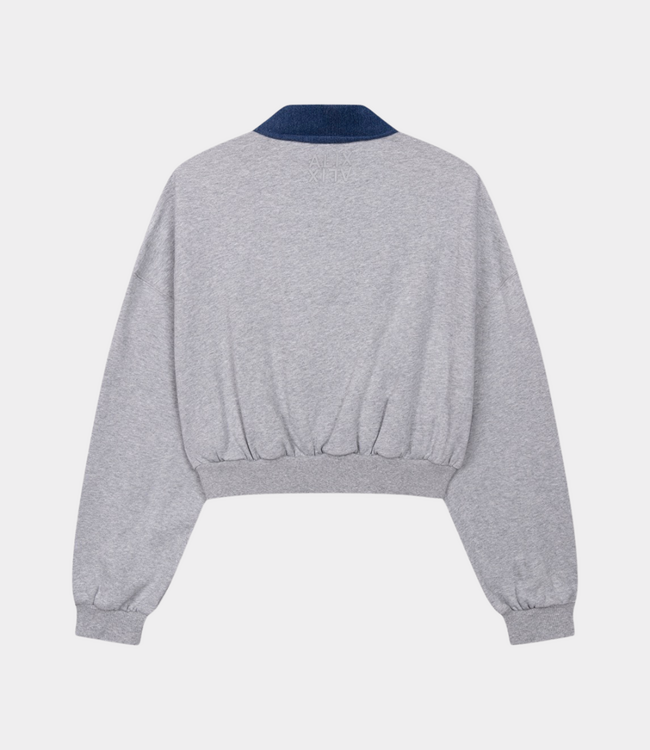 Alix the Label Alix the Label Polo sweat soft grey mel 2609856940-880