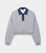 Alix the Label Alix the Label Polo sweat soft grey mel 2609856940-880