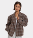Alix the Label Alix the Label Cropped check blazer warm brown 2609440868-659