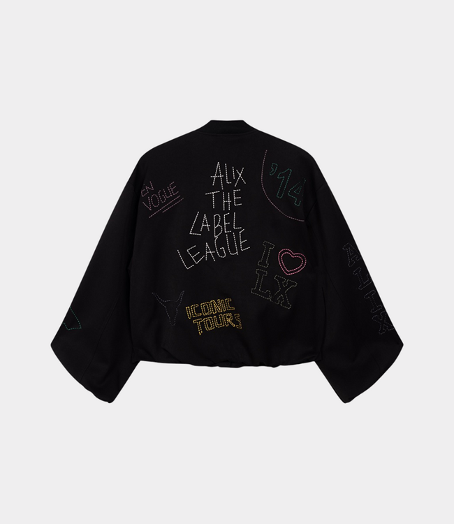 Alix the Label Alix the Label Artwork bomber black 2609417866-999