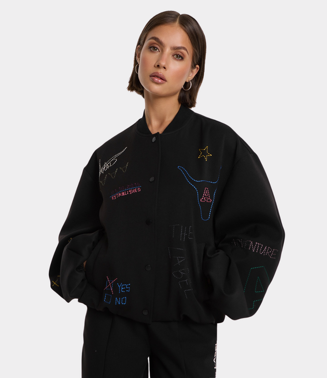 Alix the Label Alix the Label Artwork bomber black 2609417866-999