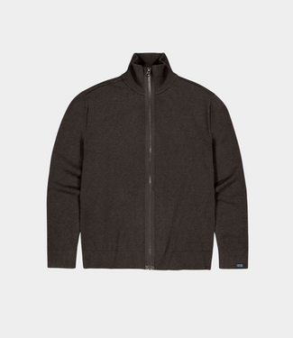 Butcher of Blue Clifden Full Zip Topaz Brown