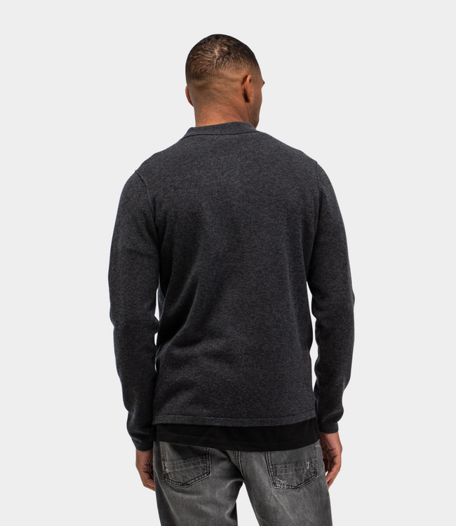 Butcher of Blue Clifden Polo Black Melange