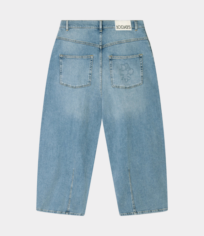 10Days 10Days wide tapered denim pants blue denim 20-061-6204-1225