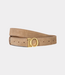 10Days monogram belt suede light copper