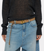 10Days 10Days monogram belt suede light copper 20-942-6204-1252