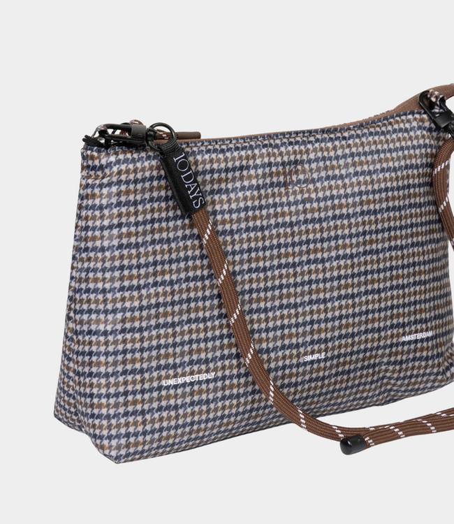 10Days padded mini pouch check champagne