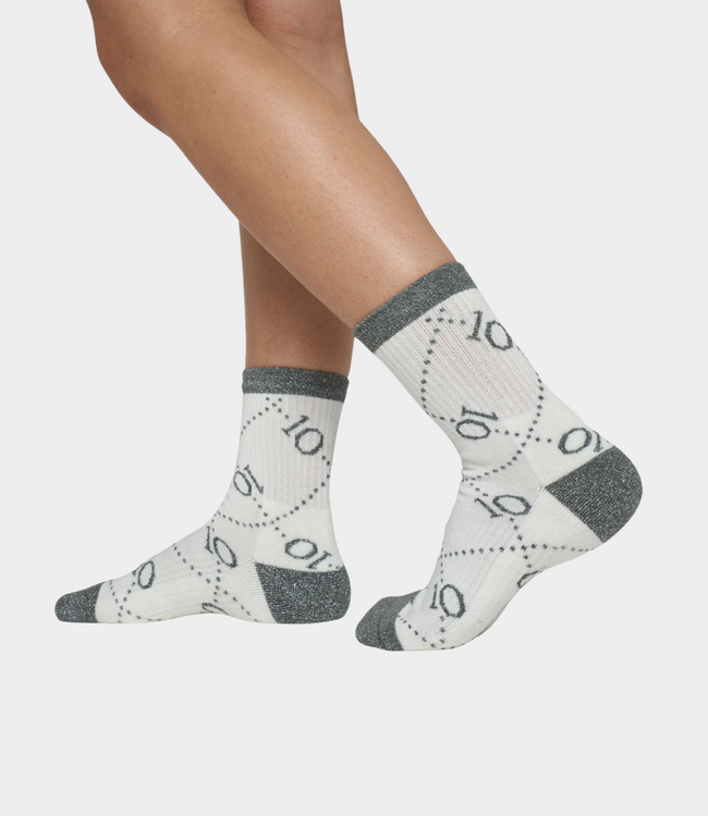 10Days socks all over monogram ecru