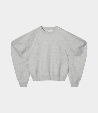 10Days puff sleeve sweater neoprene light grey melee