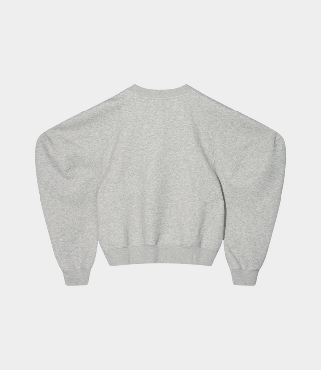 10Days 10Days puff sleeve sweater neoprene light grey melee 20-820-6204-4001