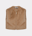 10Days sleeveless fluffy vest grey mango