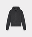 Olaf Olaf ZIP KNITTED HOODIE CHARCOAL M260709-CHARCOAL