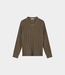 Olaf Olaf RIBBED KNITTED V-NECK CHOCOLATECHIP M260708-CHOCOLATECHIP
