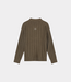 Olaf Olaf RIBBED KNITTED V-NECK CHOCOLATECHIP M260708-CHOCOLATECHIP