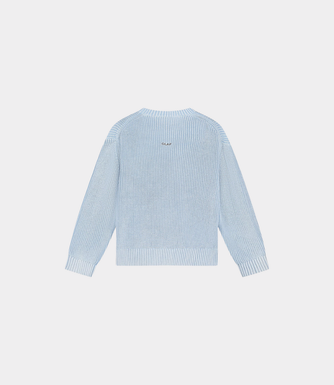 Olaf Olaf WASHED ESSENTIAL CREW NECK WINDSURFER M260703-WINDSURFER