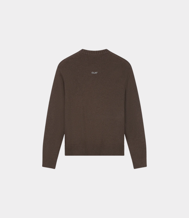Olaf Olaf ESSENTIAL CREWNECK CHOCOLATEPLUM M260701-CHOCOLATEPLUM