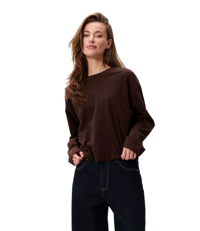 Catwalk Junkie Catwalk Junkie Tuck in long sleeve Dark Cacao 2604020411-910