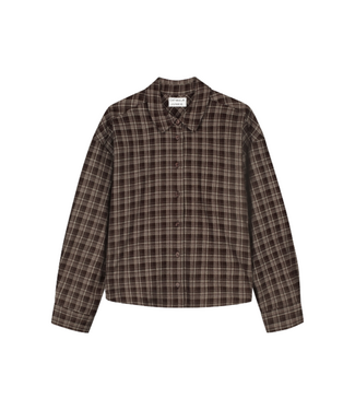 Catwalk Junkie Check blouse Brown